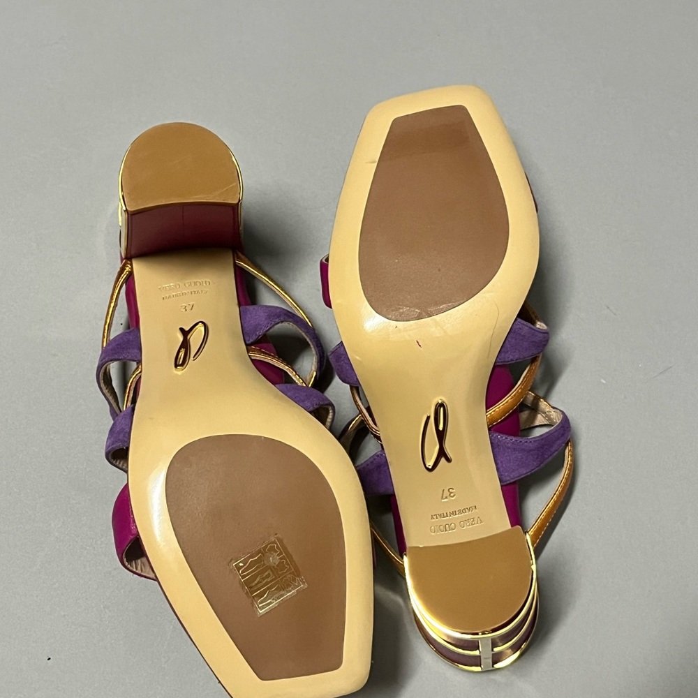 Daniela Uribe veto cuoio heels - Picture 8 of 8